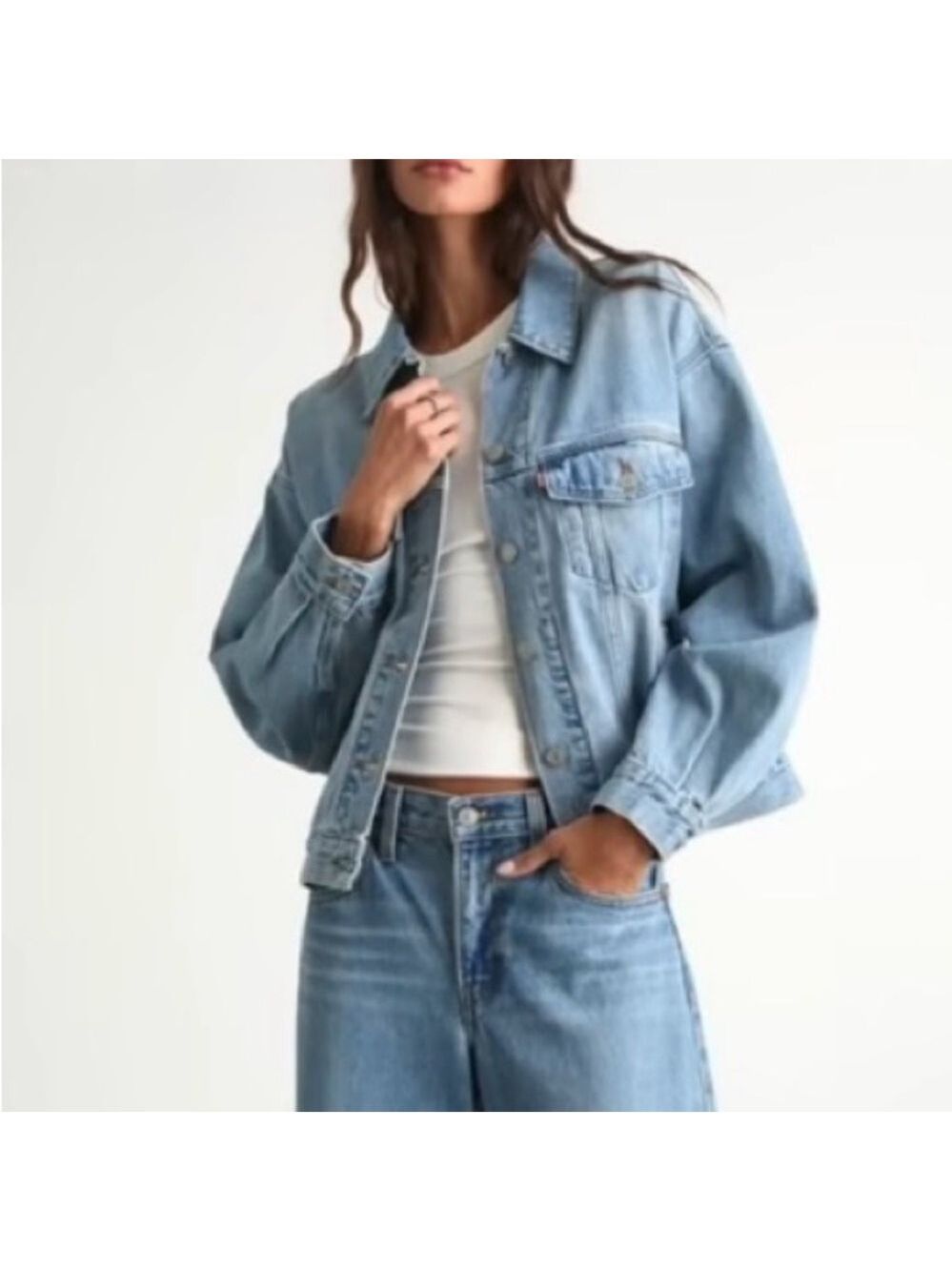 Vintage Old Navy Denim Jean Jacket 90s Y2K Unisex XL